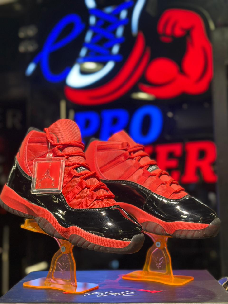 Jordan 11 Red Black